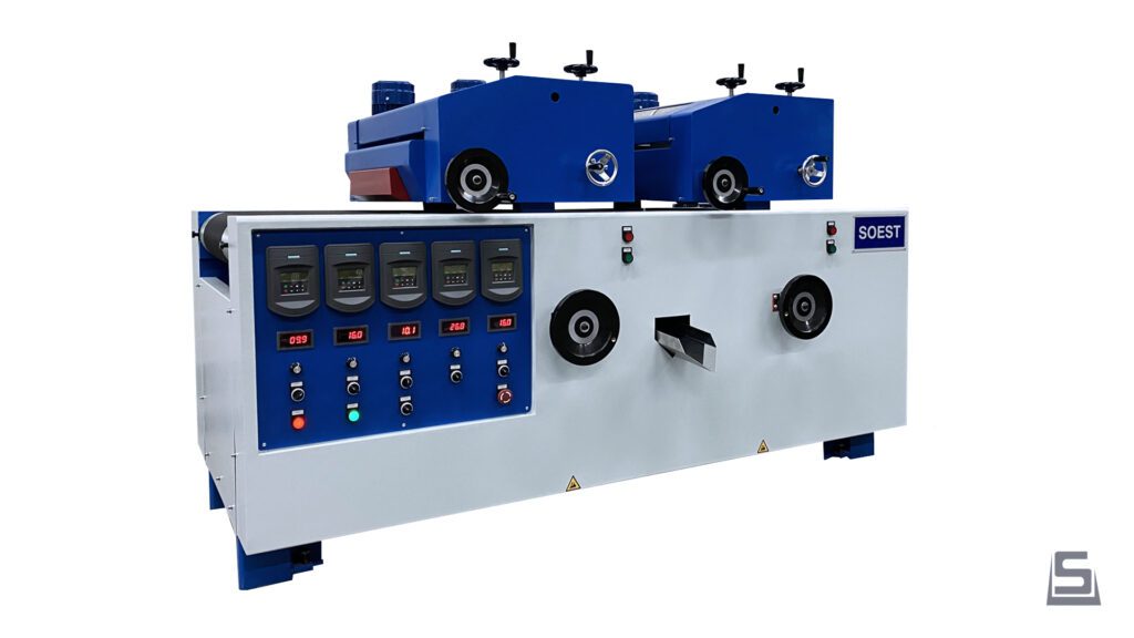 Soest Machinery | Twin Roller Coater - RC2 #1 | For uniform surface coatings, designed for consistent, high-quality application. View here.
