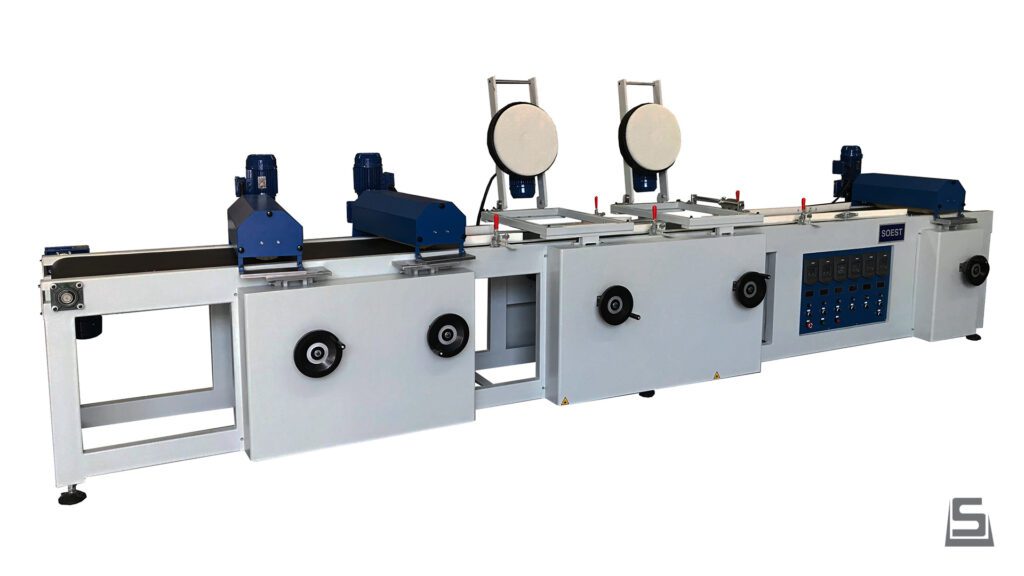 Soest Machinery | Polishing machine - VP #1 - Pads open | For high-gloss surface finishing. View here.