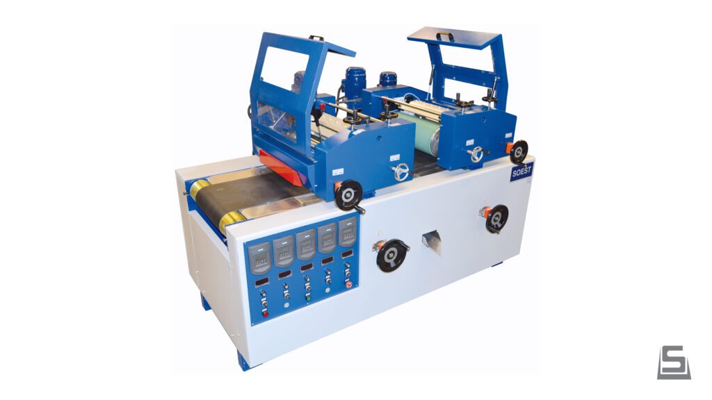 Soest Machinery | Reverse Roller Coater - Close up #4 | For uniform surface coatings, designed for consistent, high-quality application. View here.