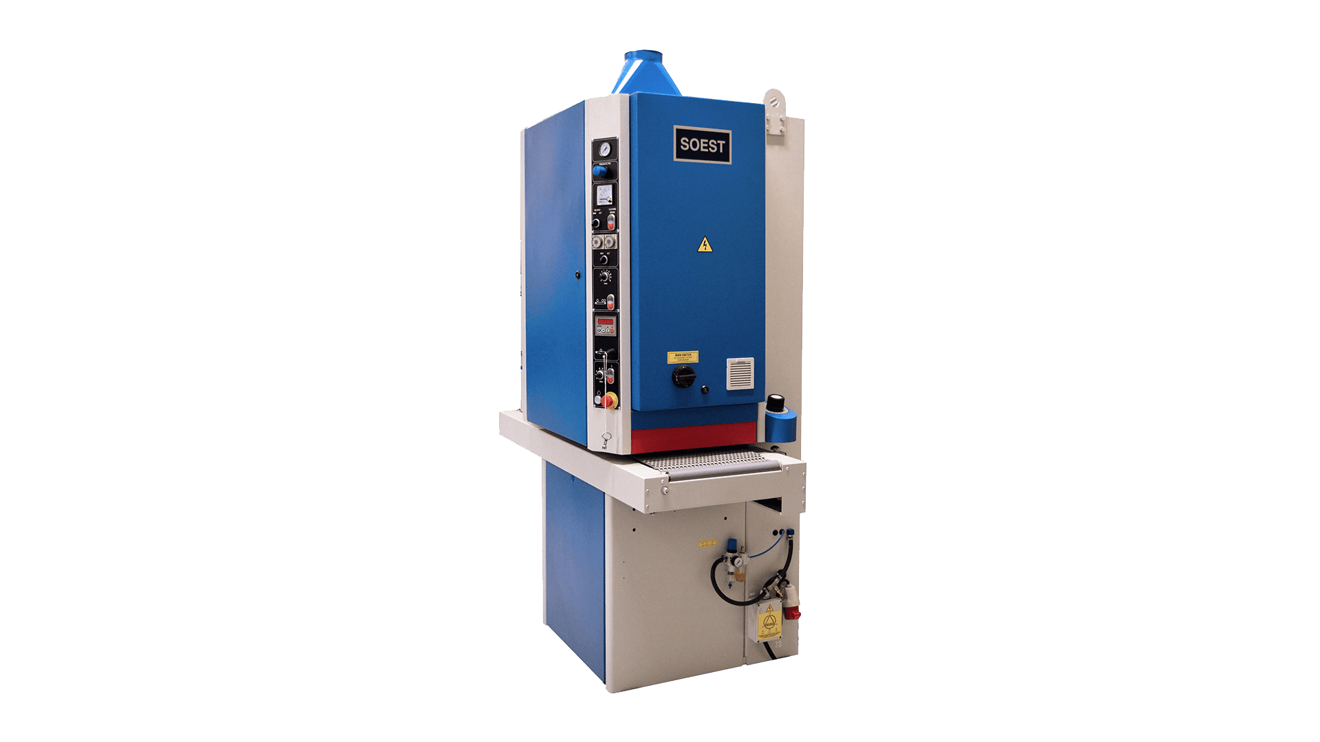 Soest Machinery | Sanding Machine (transparant) | For smooth surfaces and professional wood preparation. View here.