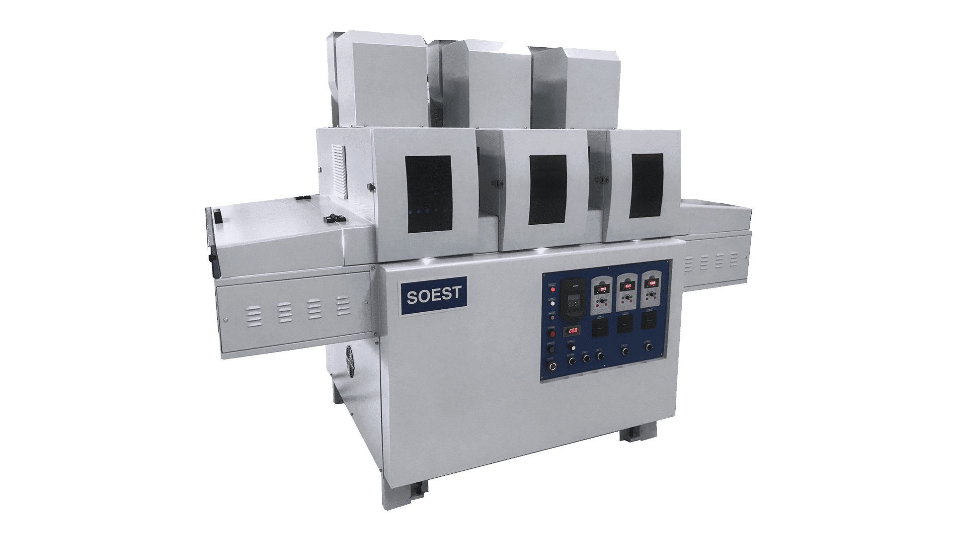 Soest Machinery | Drying tunnel UV (Ultra-Violet) | Cure and dry coatings quickly, ensuring efficient production . View here.